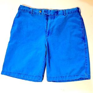 ✅🔥😎 Golf Shorts Chino 33 Blue Washed 9" Pima Cotton